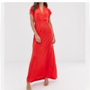 French Connection Watermelon Maxi Dress size 14 new